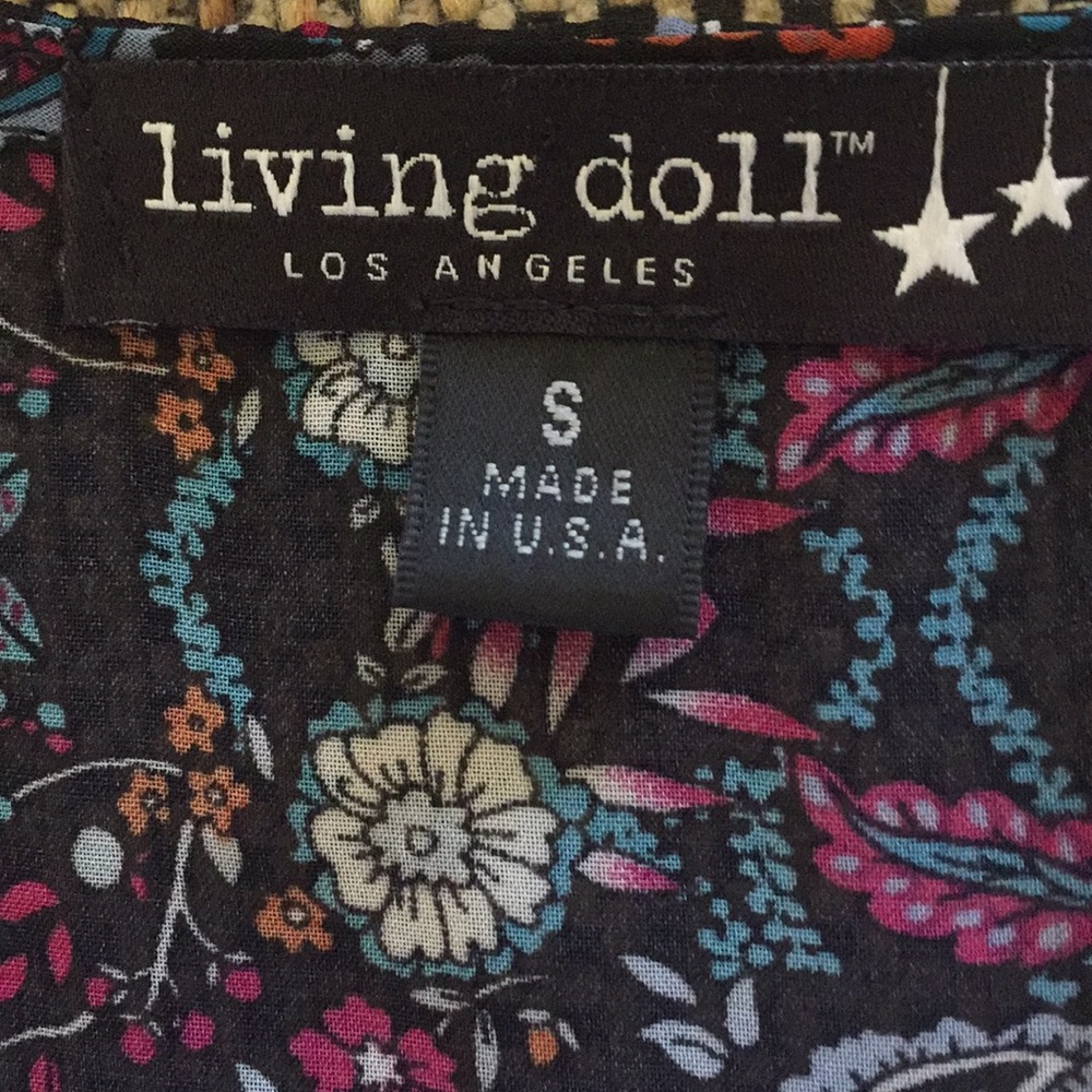 living doll sheer shawl top